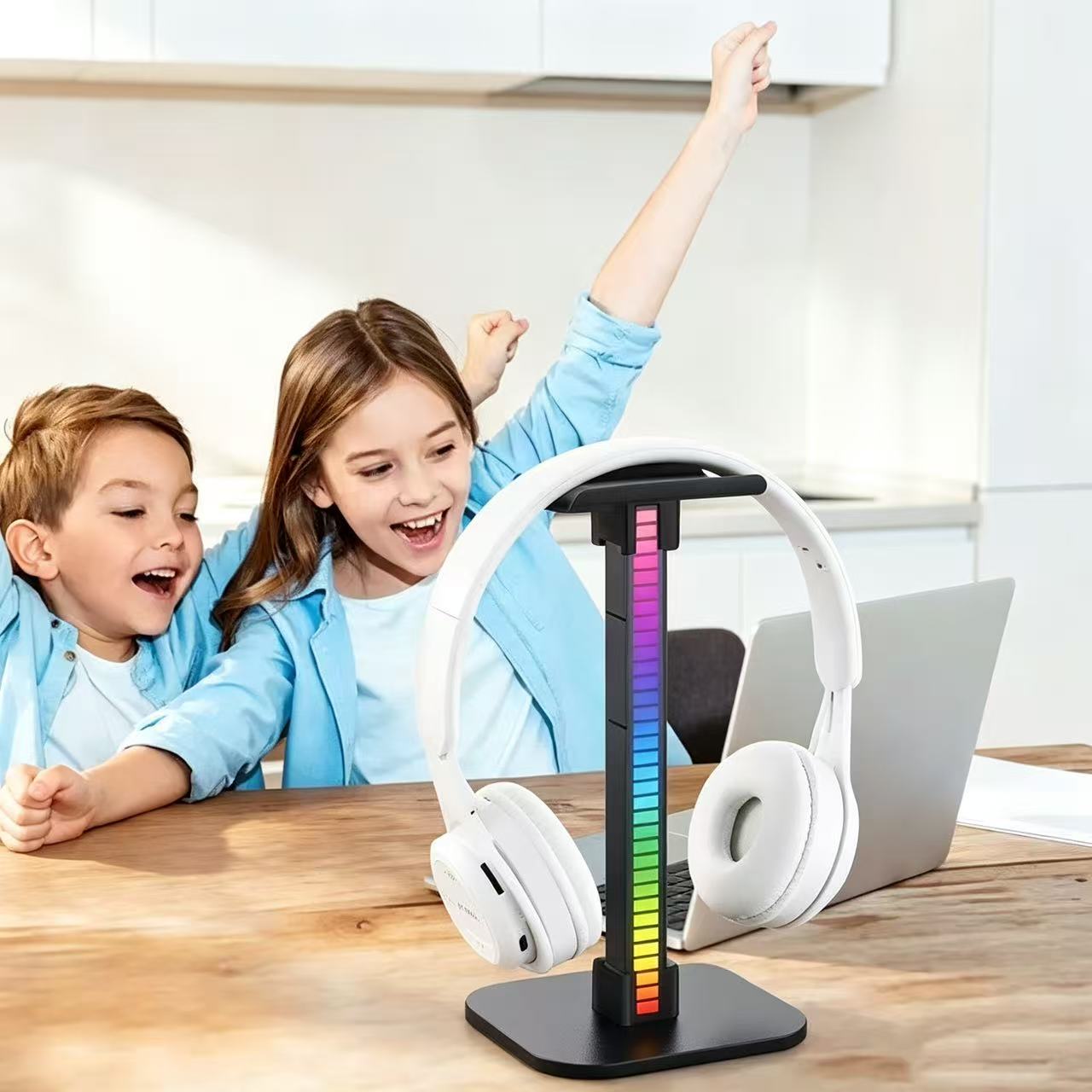 USB Gaming Hoofdtelefoonstanda - Desk Setup Lamp recensie en prijs